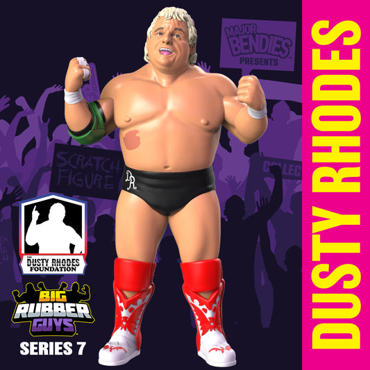 BIG RUBBER GUYS SERIES 7 DUSTY RHODES (FREE US SHIPPING - SHIPS IN SEPTEMBER 2024)
