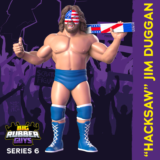 BIG RUBBER GUYS SERIES 6 Hacksaw Face Paint Variant (FREE US SHIPPING - SHIPS IN JUNE 2024)